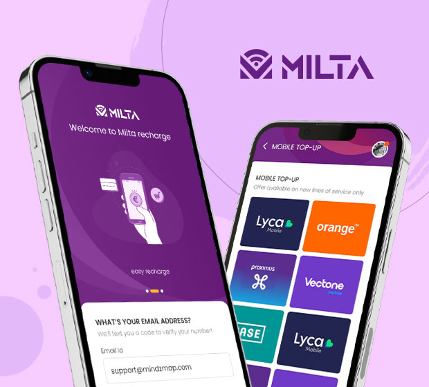 Creative Web Design And Brand Strategy For Milta Mobile App
